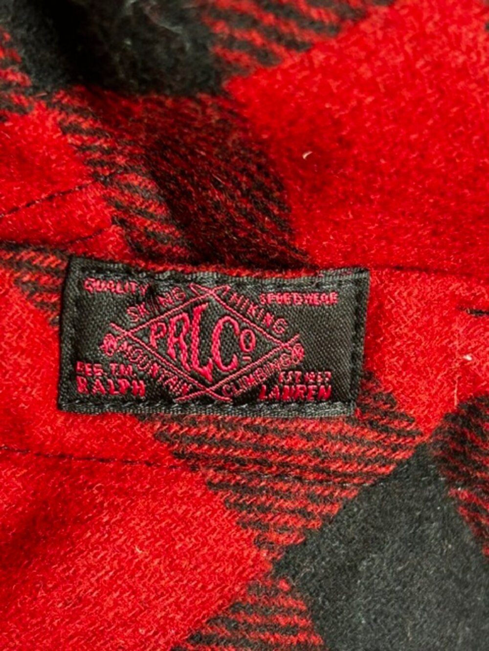 Polo Ralph Lauren Buffalo Check Wool-Blend Jacket NWT size: L - Picture 3 of 11